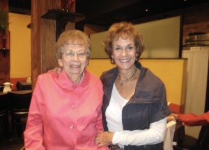 Just me and Aunt Sherri………always….. Nancijoy WEISSMAN