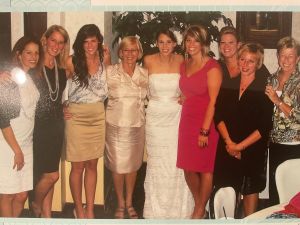 Celebrating a family wedding. Molly Mullins