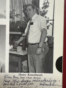 From the Von Steuben yearbook 1987 Ben Kogan