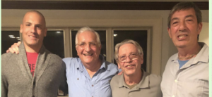 Zev, Daniel, Eduardo and Jorge Nijensohn in Fairfield, Connecticut. Dr. Daniel E. Nijensohn and Goldie Nijensohn